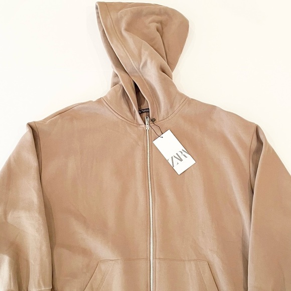 Zara Tops - NWT Zara Oversized Zip-Up Hoodie